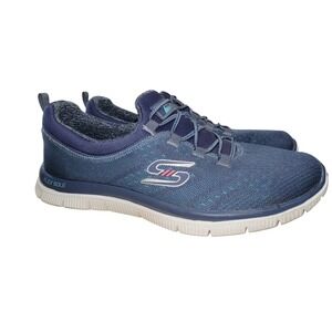 SKECHERS Lite-Weight Flex Sole Women's Blue Size 10 Running Walking Shoes 59829S